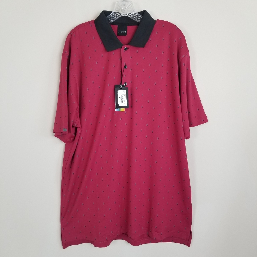 Dunning Golf Coolmax Fenton Jersey Polo Shirt Size XL NWT